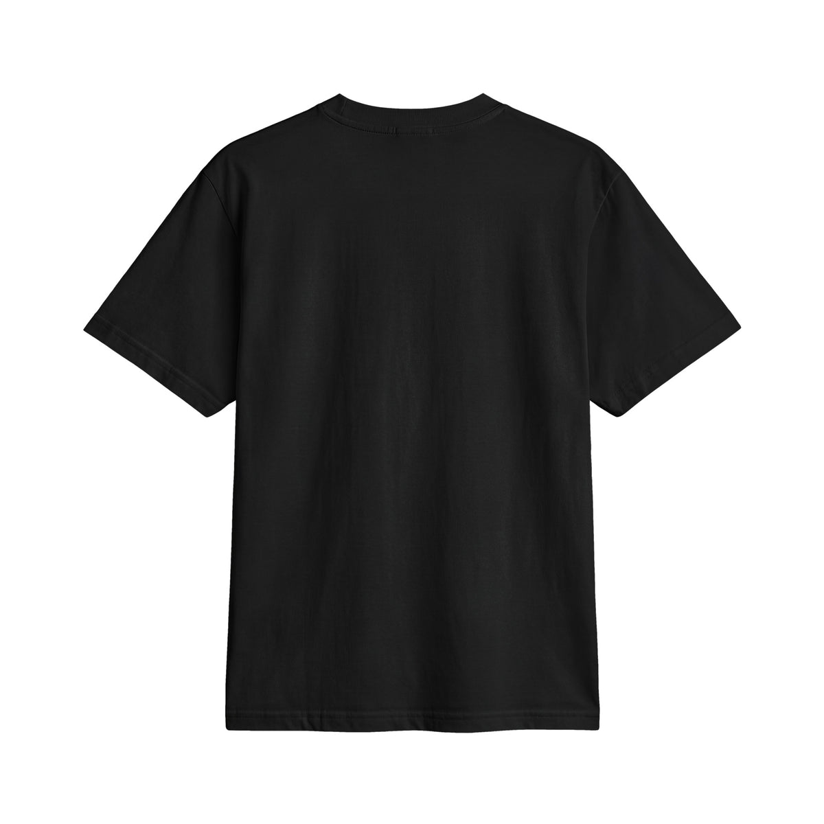 Varsity Woody Tee, black, back view