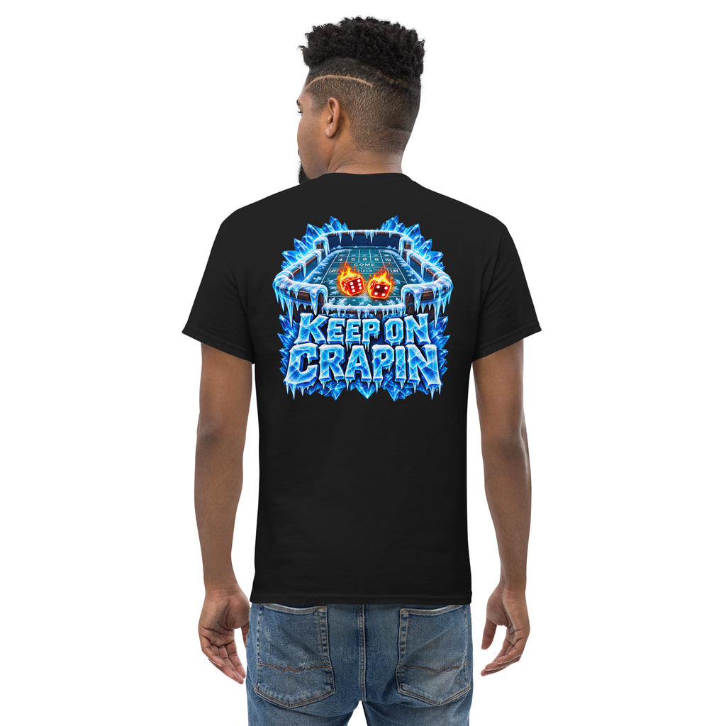 Iced Out Tee, black, back view