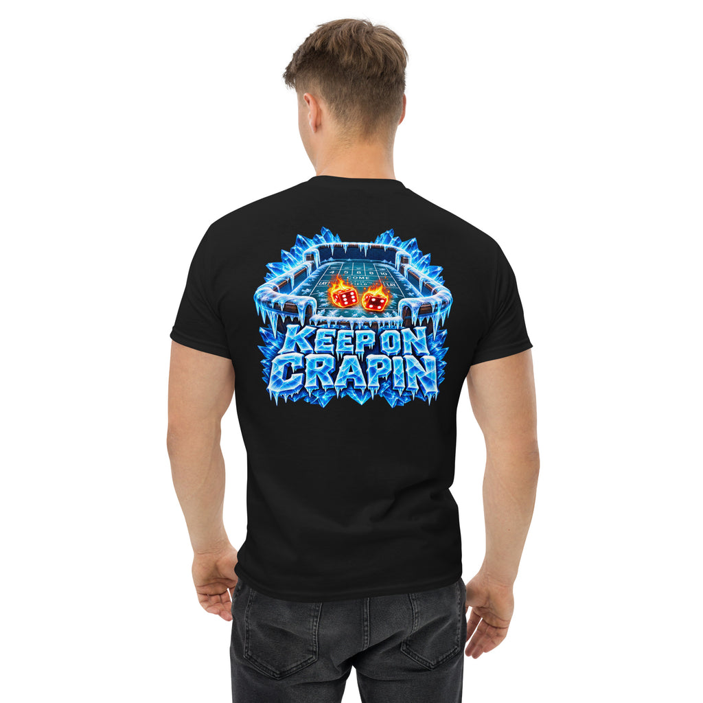 Iced Out Tee, black, back view