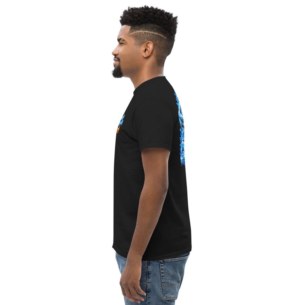 Iced Out Tee, black, left side view