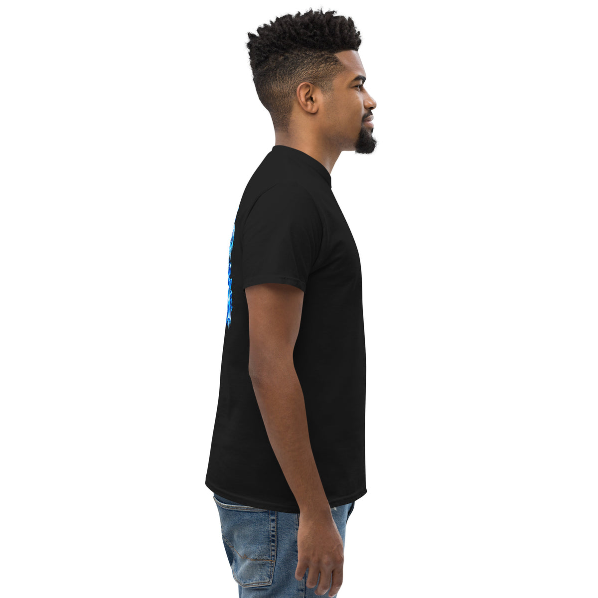 Iced Out Tee, black, right side view