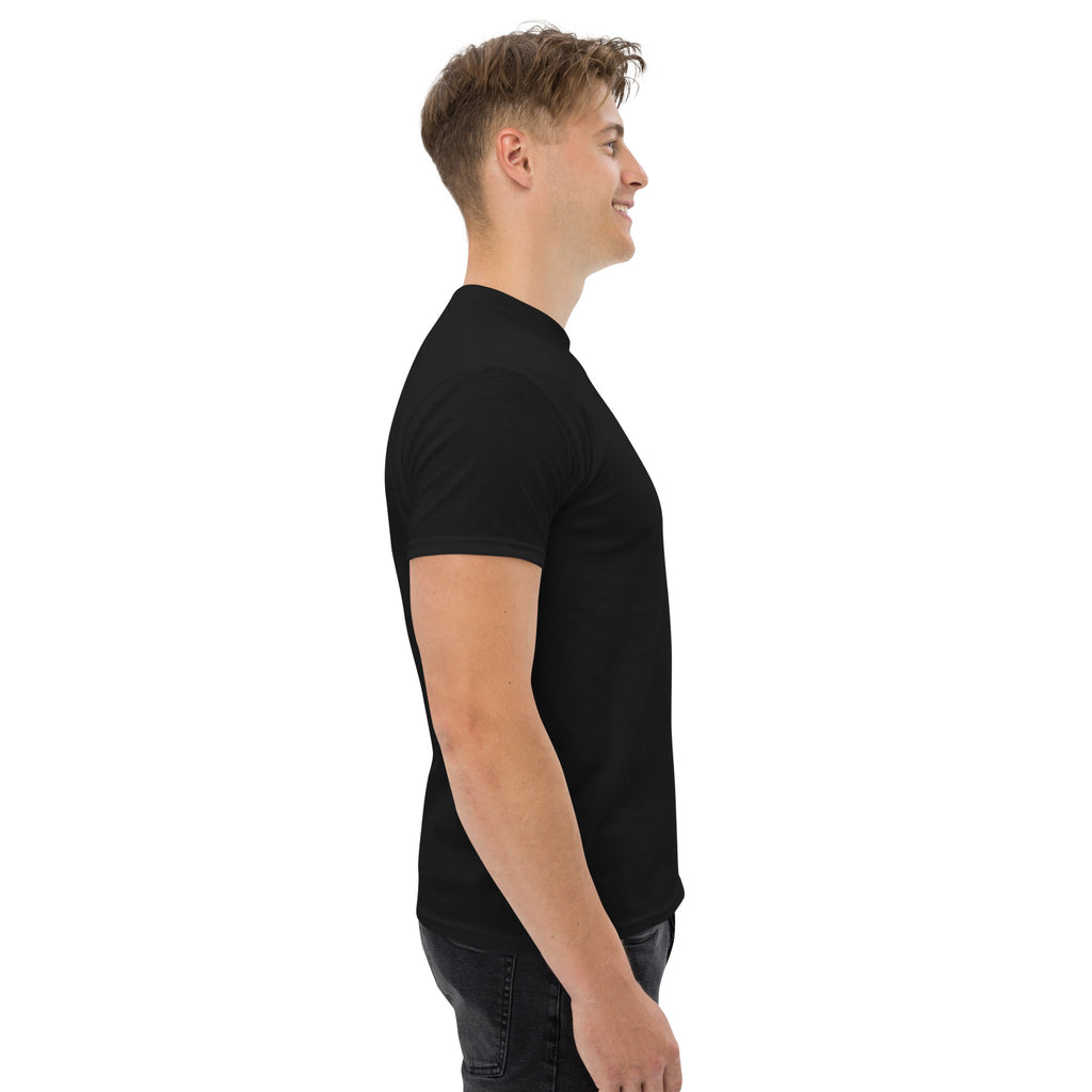 Breaking Wood tee, black, right side view