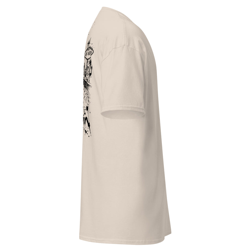 Degenerate Shooter tee, natural, right side view