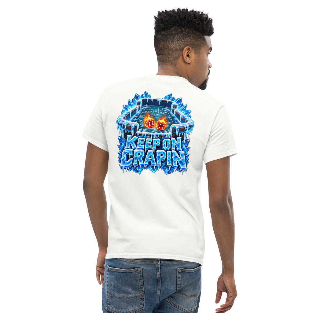 Iced Out Tee, white, back view