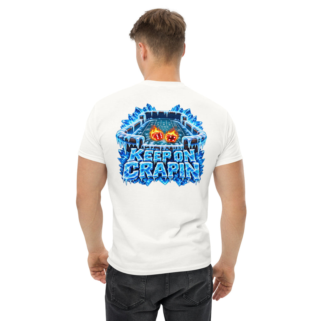 Iced Out Tee, white, back view