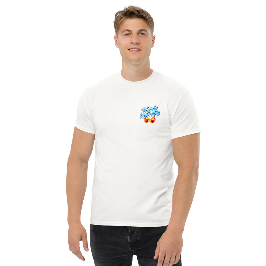 Iced Out Tee, white, front view