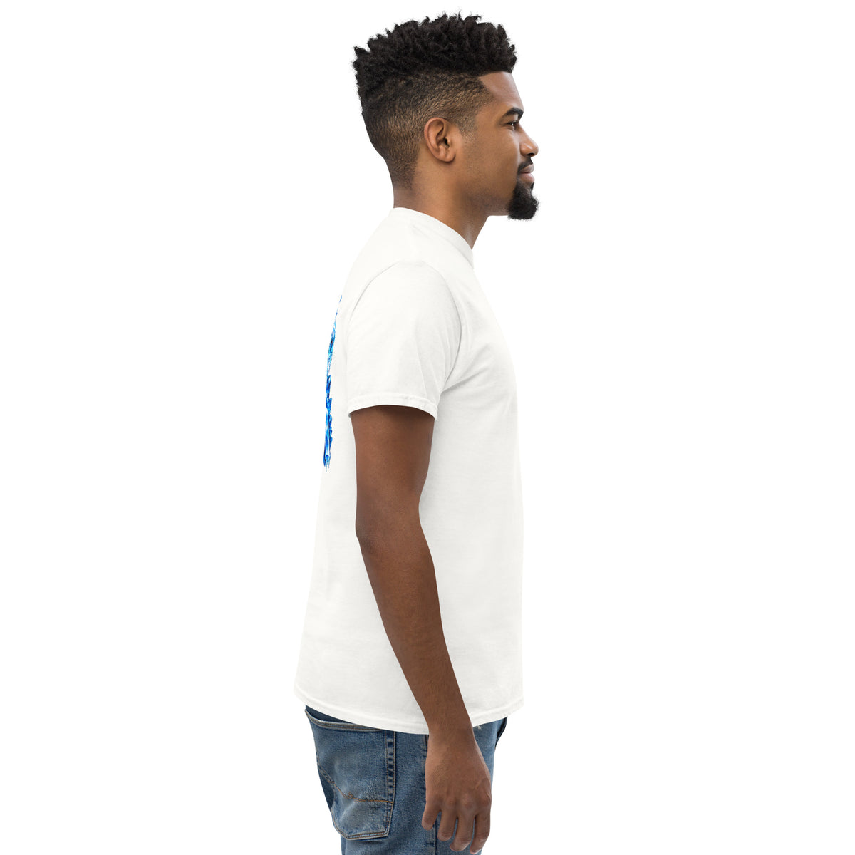 Iced Out Tee, white, right side view